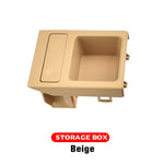 Double Hole Car Center Console Storage Box with Cup Holder | For BMW E46 1999-2006 detail view