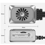 UHD 2K Motorcycle Camera Recorder | WiFi Dual 1440P DVR with 24H Parking Monitor additional angle