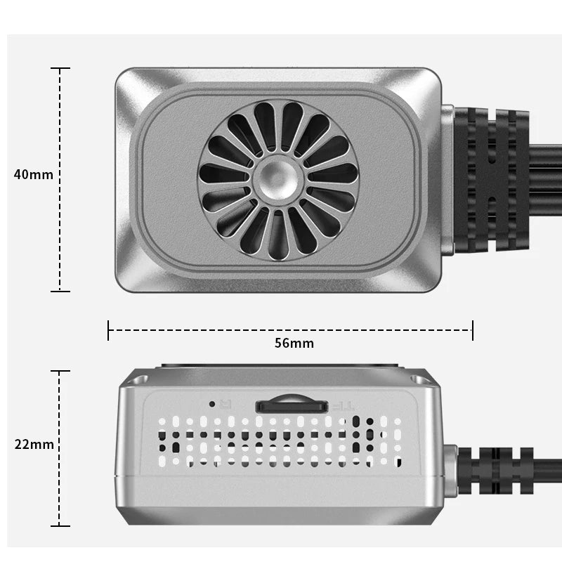 UHD 2K Motorcycle Camera Recorder | WiFi Dual 1440P DVR with 24H Parking Monitor additional angle