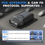 2026 New XTOOL Anyscan+ A30D V2.0 Lifetime Free OBD2 Scanner Bluetooth Diagnostic Tool close-up view