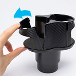 Car Two-Hole Cup Holder Expander | Adjustable Drink Organizer for Vehicles lifestyle view
