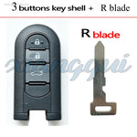 2 3 4 Buttons Car Key Housing Key Case Shell for Toyota Daihatsu Terios LA600S Pass additional angle