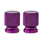 Anodized Aluminum Tire Valve Stem Caps | Universal Wheel Valve Covers for Cars, SUVs, close-up view
