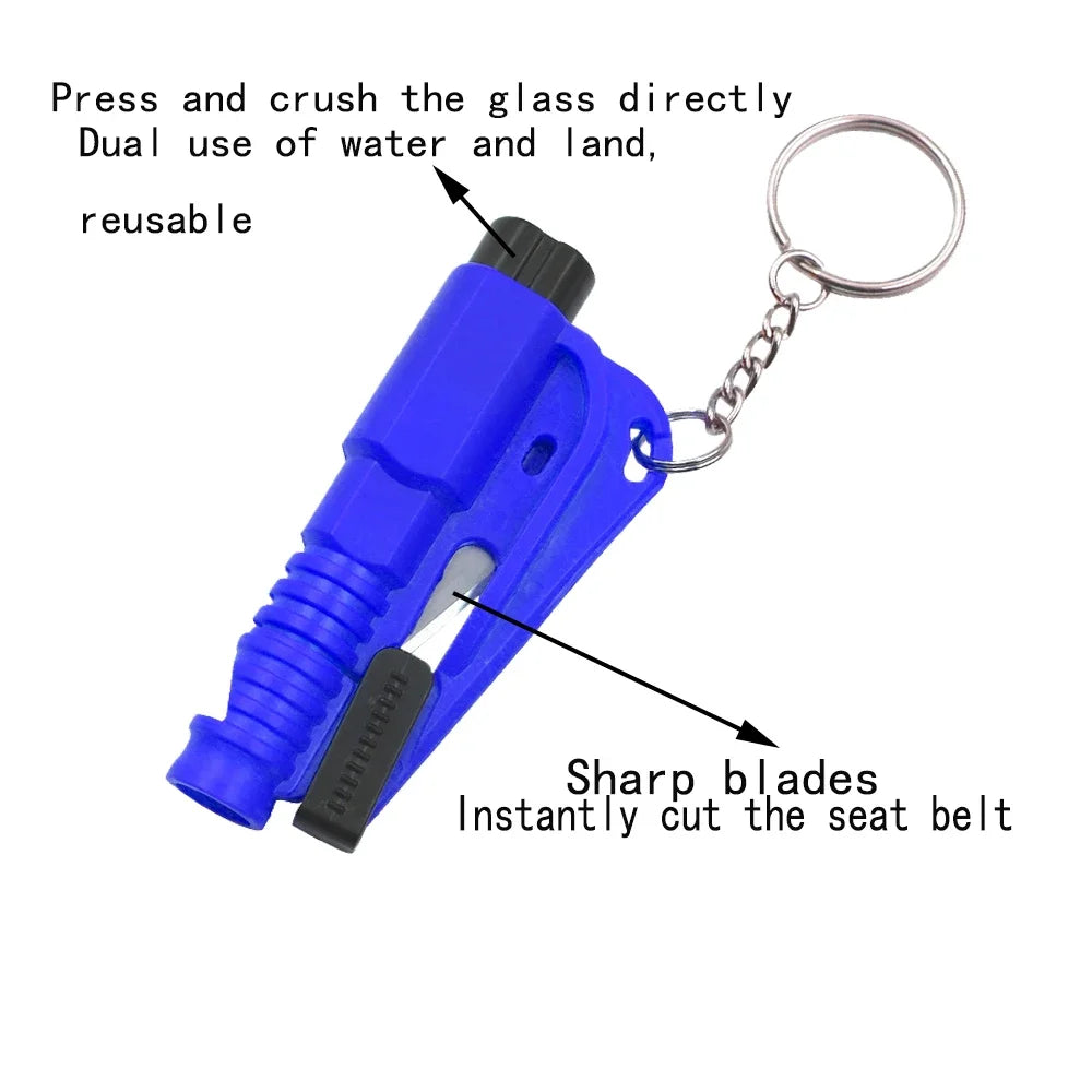 Mini Car Safety Hammer to Break Glass lifestyle view