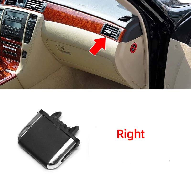  Car Front Dashboard Air Conditioning Outlet AC Vent Grille Slide Tab Clip For Toyota Crown 2005-2009 55660-30400