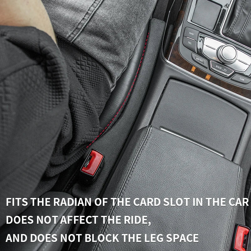 Car Seat Gap Filler Universal PU Leak-proof Filling Strip | Anti-Drop Seat Gap Strip wit detail view