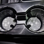 2pcs Imitation Diamond Bling Car Cup Holder Coasters