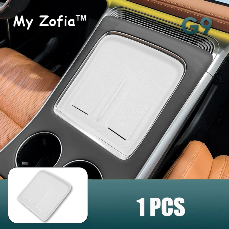 For Xpeng XiaoPeng G9 2023 2024 2025 Car Armrest Storage Box Center Console Organiz additional angle