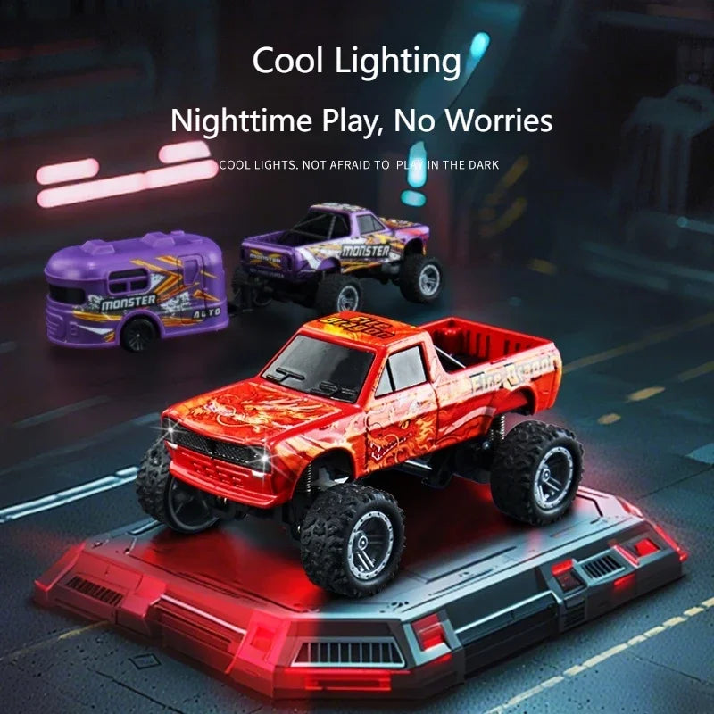 New RC Car MINI Alloy 1/64 Remote Control Car Convenient to Carry 60 Minutes of Work Tim detail view
