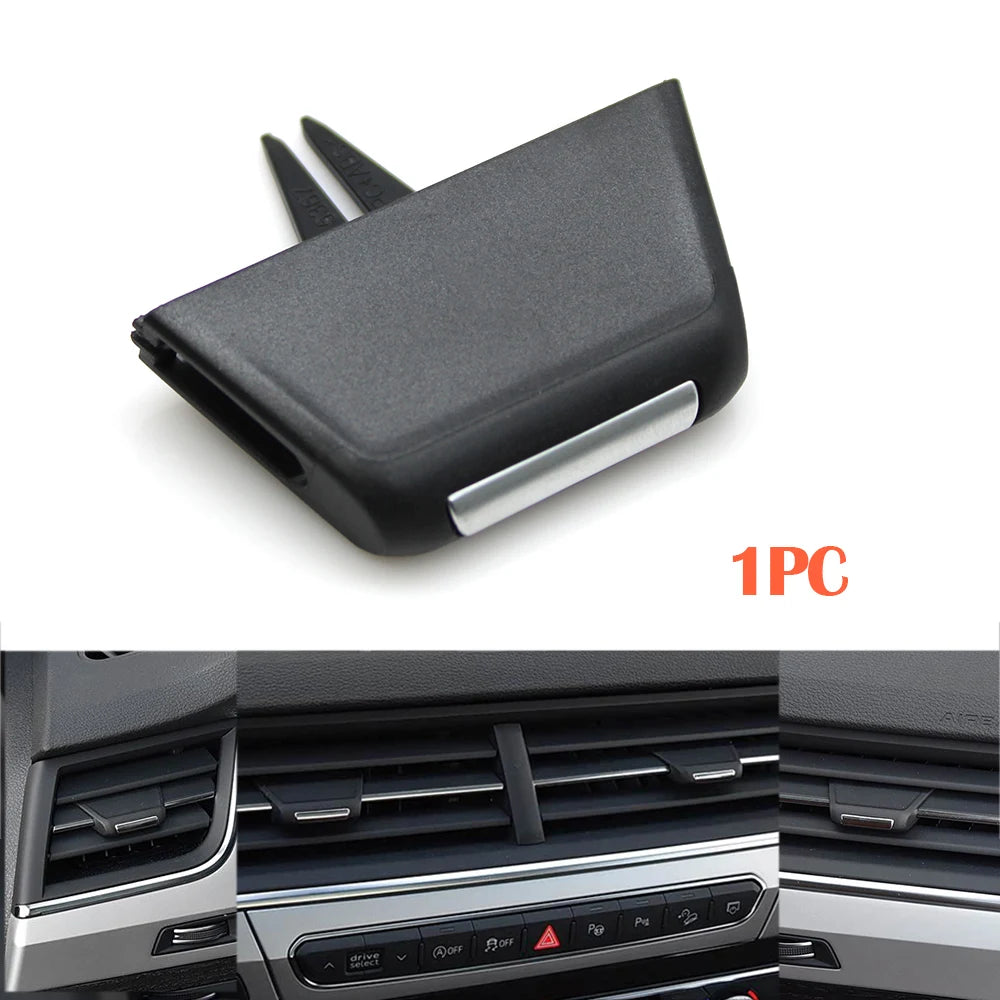 Front Left Right Middle Air Conditioner Outlet AC Vent Grille Slider Clip Adjust Knob For Audi Q7 2016 2017 2018 2019