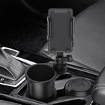 Car Cup Holder Expander with 360 Rotation Phone Holder