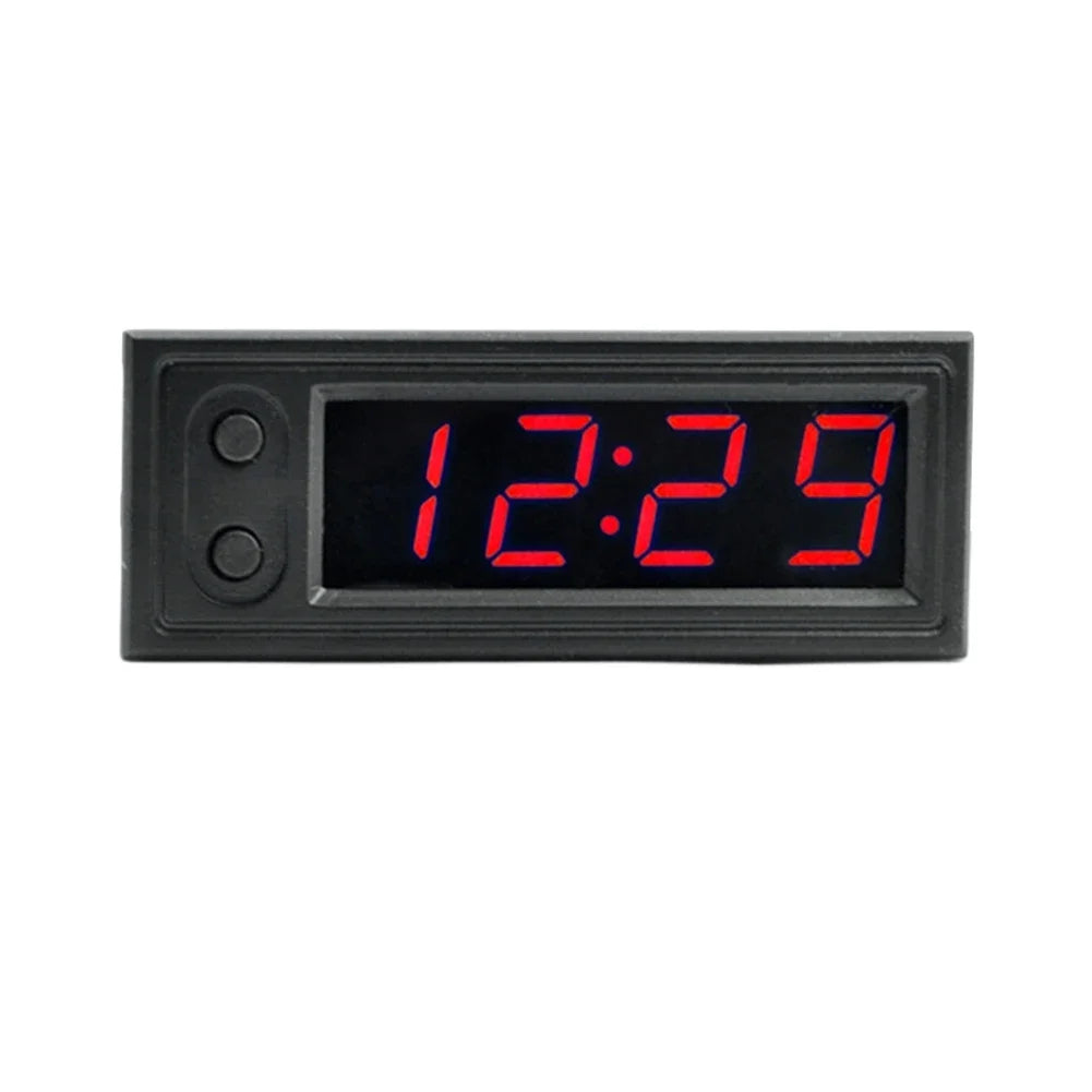 3 in 1 Car Temperature Clock Voltmeter | Luminous Digital Gauge for 12V Vehicles detail view