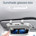 Car Glasses Case, Sun Visor, Multifunctional Car Sunglasses Holder, In-Car Glasses Clip, detail view