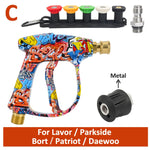 Universal High-Pressure Foam Cannon Combo | Multi-Brand Car Wash Gun Set close-up view