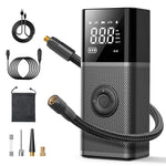 CARSUN Portable Tire Inflator | Wireless Rechargeable Air Pump for Car, Motorcycle, Bike & Sports Ba