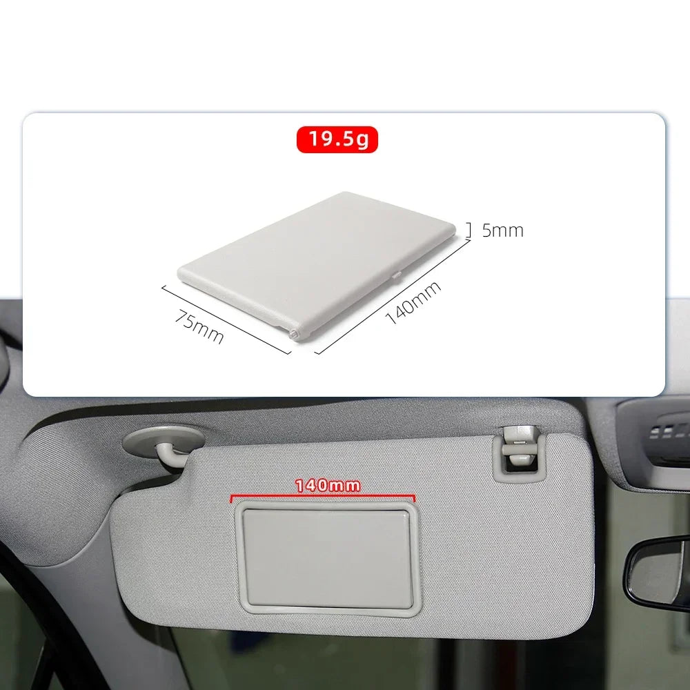 Car Sun visor without Light Mirror Cover Vanity Mirror Decorative Cover For Chevrolet Malibu XL Malibu Buick Excelle GX GT