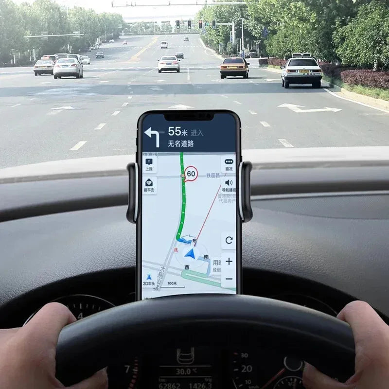 Car Mobile Phone Holder | 360 Degree Rotatable Dashboard Stand for Secure Auto Grip lifestyle view