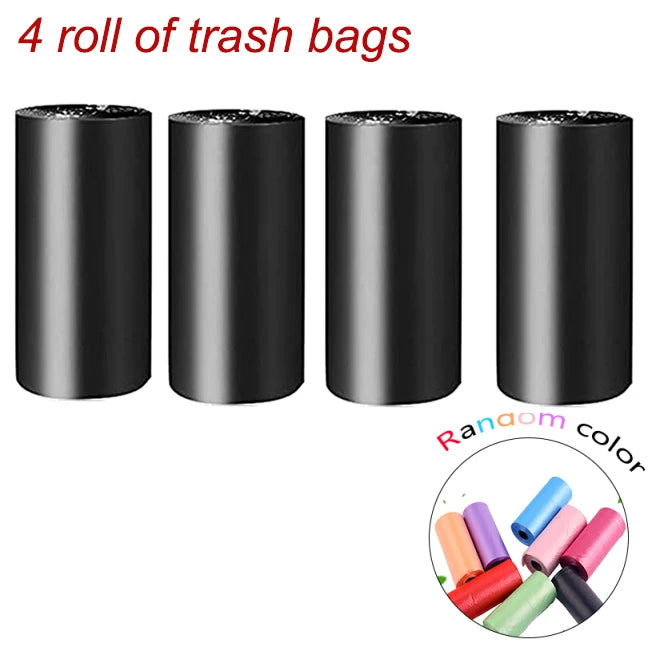 Car Trash Can Storage Box ABS Rectangle close-up view
