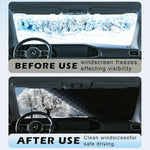 Winter Car Windshield Cover | Magnetic Snow Guard for Front Window close-up view