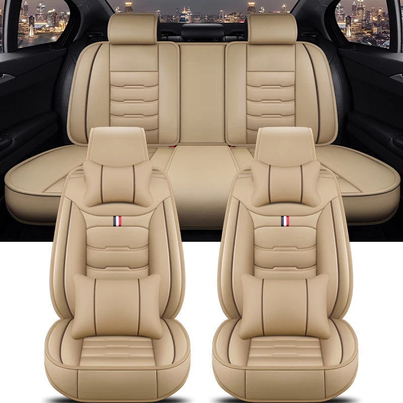 Universal Car Seat Cover for VW All Models Polo Golf Passat CC Touran Tiguan Toureg To close-up view