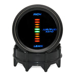 2" 52mm Car Turbo PSI BAR Boost Gauge Oil Pressure Water Temp Oil Temp Meter Voltmeter close-up view