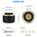 Bluetooth Tire Pressure Monitor System | Car and Motorcycle TPMS with App Display additional angle