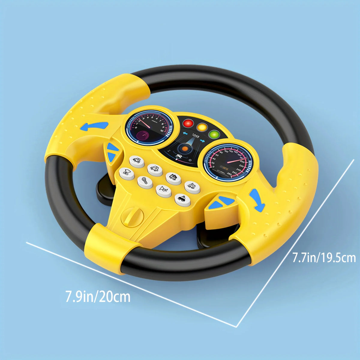 1PC Car Steering Toys Steering Wheel Toy Creative Children's Education Toy Easter New close-up view