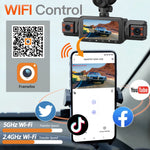 Dashcam for Cars 4 Channel Black Box WiFi Driving Camera FHD 1080P Night Vision Loop Rec detail view