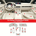 For Mazda 3 Axela 2019-2024 Car Interior Film Center Console Navigation Screen Gear TPU Transparent Protective Film