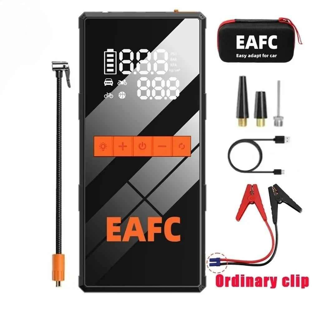 4 in 1 Car starting device Air Compressor Power Bank Portable Charger Car Booster For 12V Car Starting Tire Inflator Pump