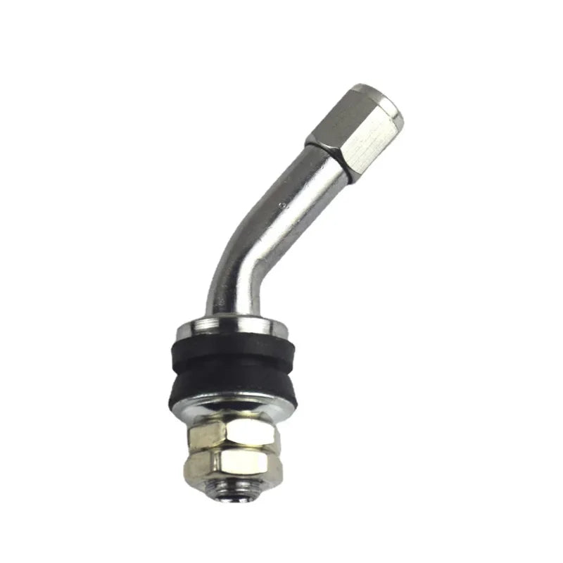 2Pcs 90/45 Degree Car Motorcycle Tire Valve Stems | Copper Extension Adapters lifestyle view