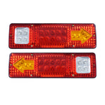 2 Pcs LED Tail Lights with Turn Signals Brake Lights and Reverse Lights | Universal additional angle