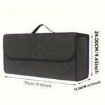 Car Trunk Storage Box 1-Pack: Foldable Bag with Compartments & Handle, for SUVs/Sedan alternate view