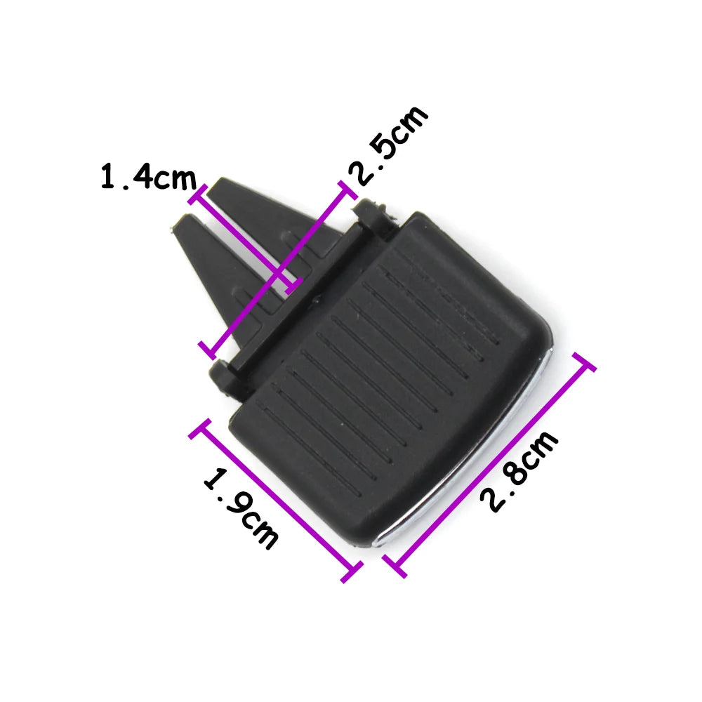 Golf 5 Sagitar Jetta Car Front Rear Air Conditioner AC Vent Grille Slider Outlet Tab Clip Repair Kit For Volkswagen 1KD819703