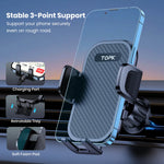 TOPK D42-G Car Phone Holder Mount, Upgraded Metal Hook Cell Phone Holder For Car Air lifestyle view