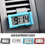 Car Dashboard Digital Clock Square Self Adhesive close-up view