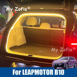 For Leapmotor B10 2025 2026 Car Rear Trunk high brightness lighting ambient light decoration tailgate light strip Accessories