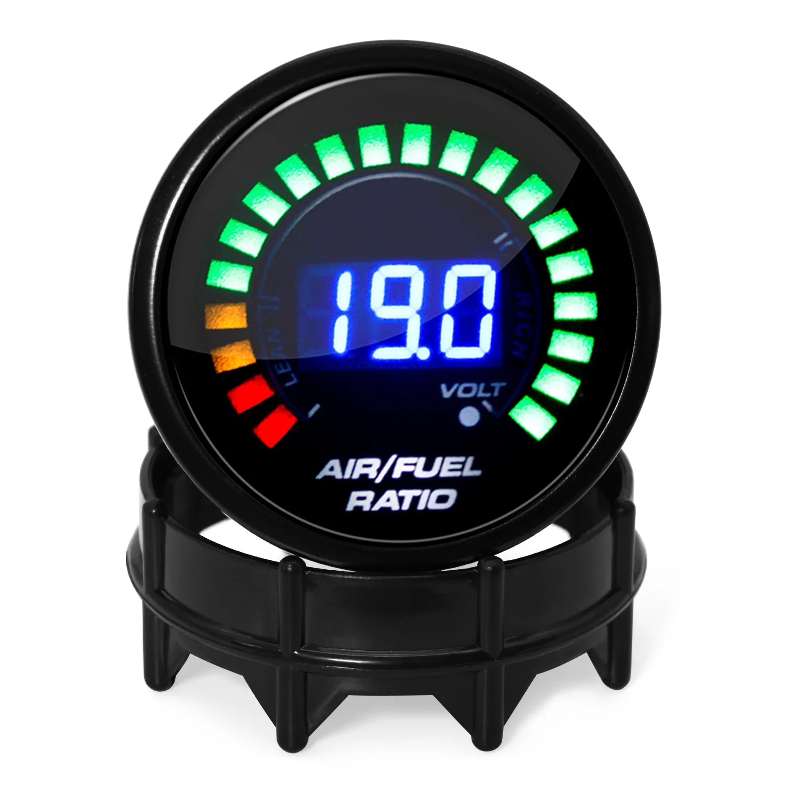 2 in 1 Racing Gauge 52mm Digital Car Gauge AFR with Narrowband O2 Oxygen Sensor Air F alternate view