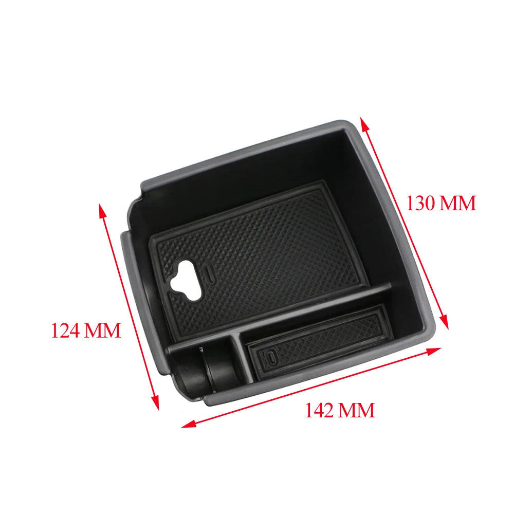 For Volkswagen VW Tiguan MK2 2016 - 2023 Car Armrest Storage Box Tray Center Console Glove Orgnainzer Accessories