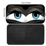 Cartoon Folding Car Sunshade Windshield Protector | UV and Heat Protection for Vehi additional angle