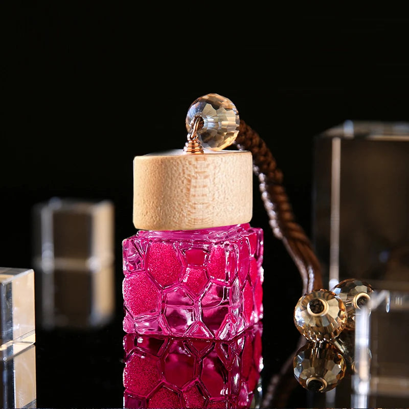 Car Air Freshener Hanging Pendant,High-End Water Cube Scent Diffuser,Long-Lasting Fragrance Car Accessory,Perfect for Vehicles