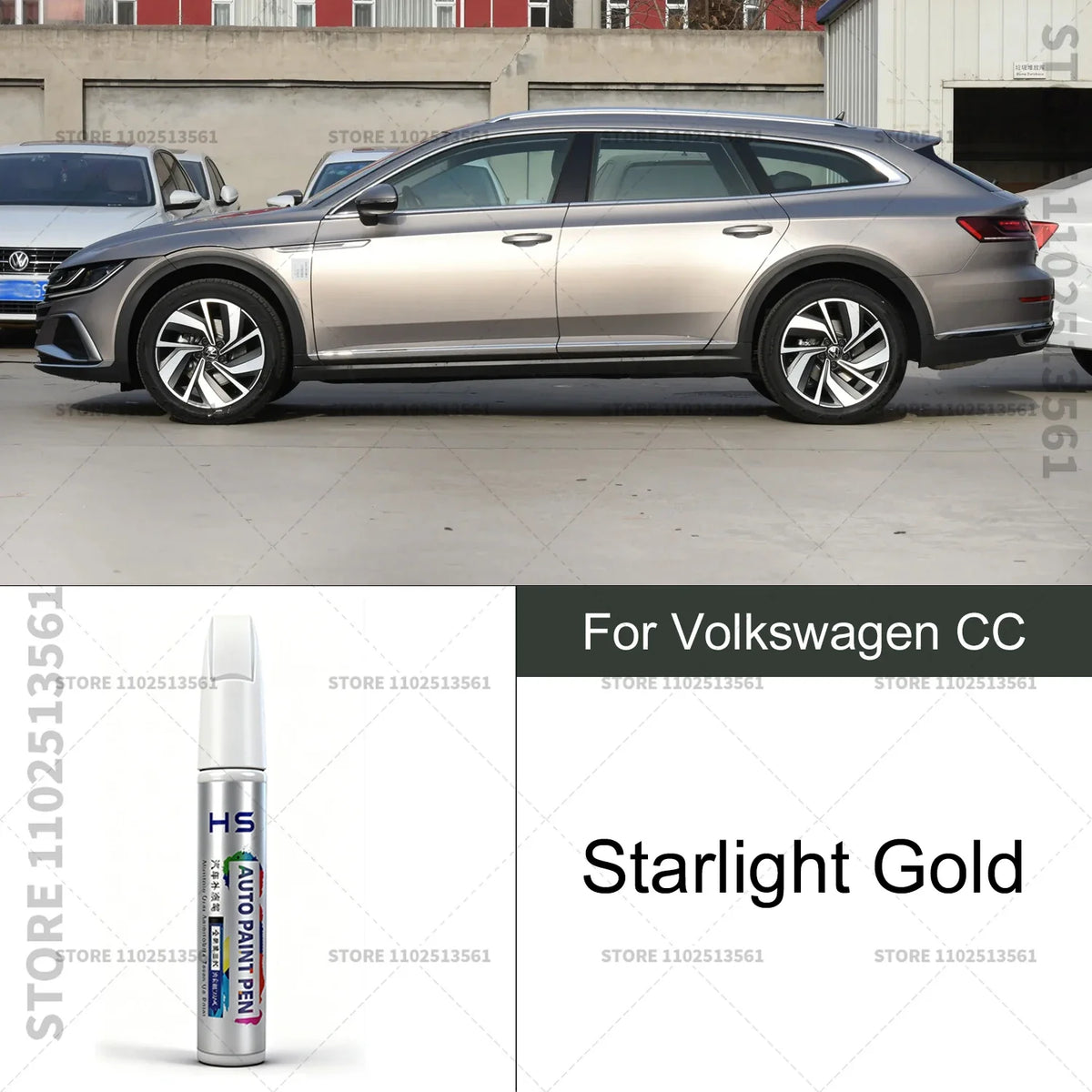 Car Paint Repair Pen For Volkswagen CC Touch Up Scratch Remover DIY Auto Accessorie additional angle