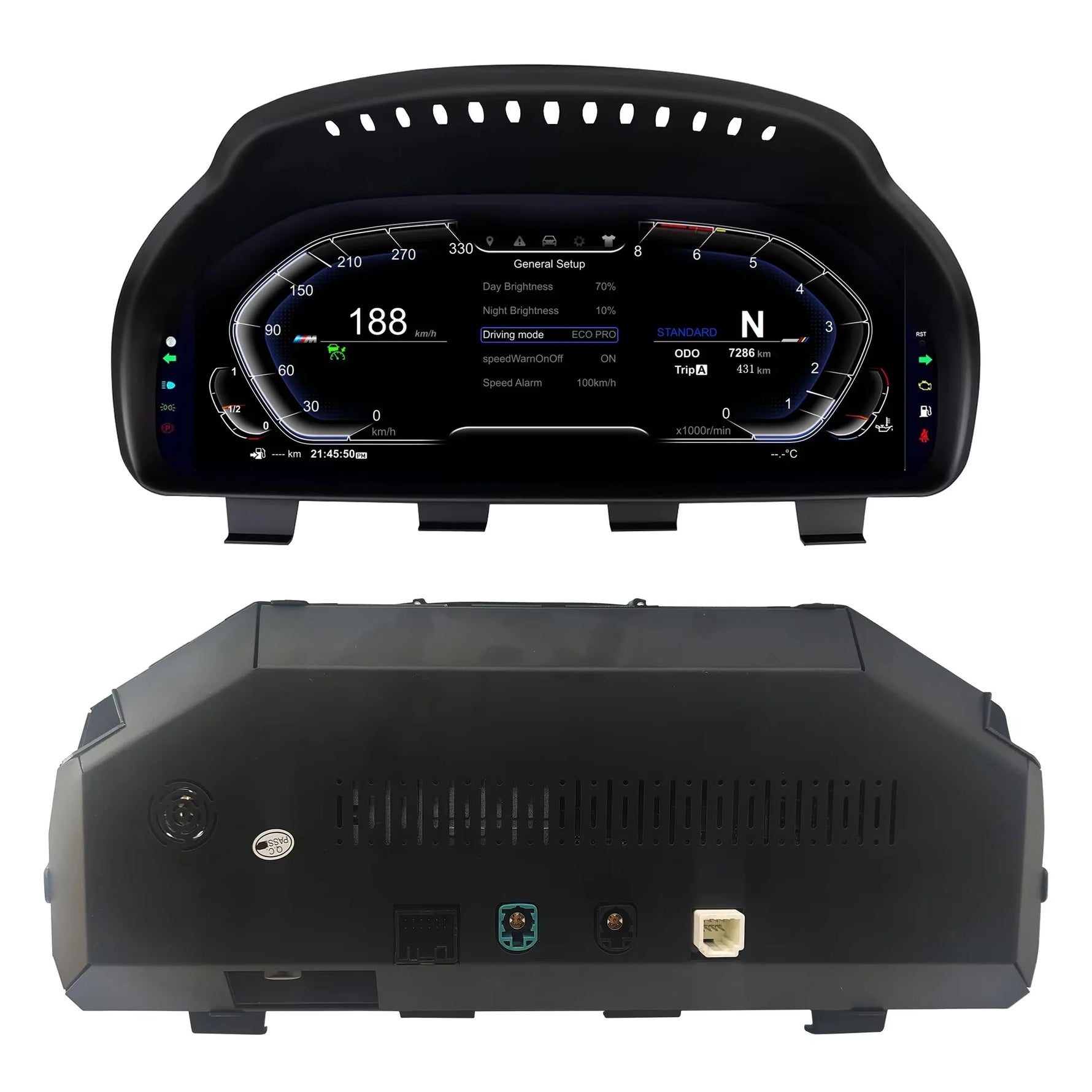 LCD Digital Instrument Cluster for BMW F10 F15 F16 F25 F02 F07 X3 X4 X5 X6 5 Series additional angle