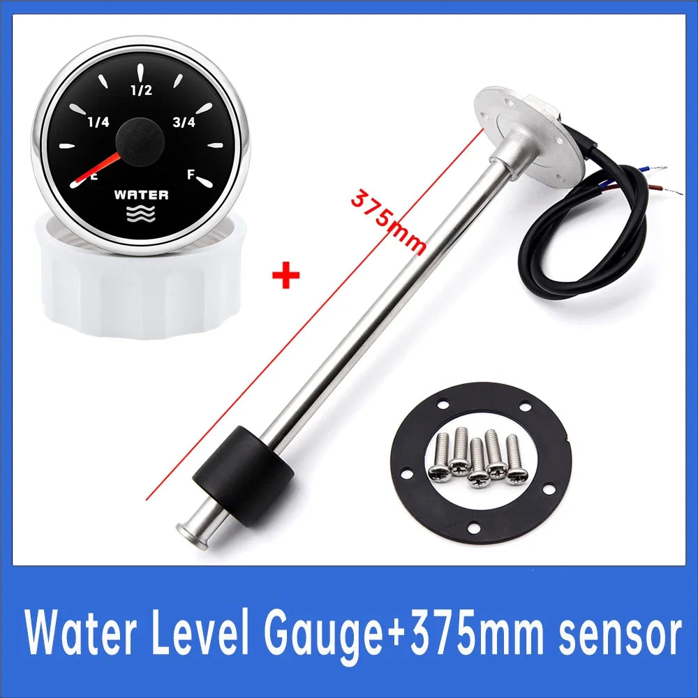 100mm-500mm Car Water Level Gauge Sensor with 7-Color Digital Pointer Indicator | 0-19 close-up view