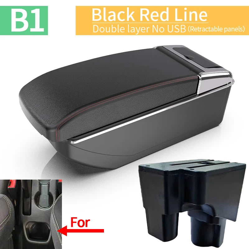 For Chevrolet SPIN car armrest interior modification center console storage box elbow rest arm relaxation car accessories USB