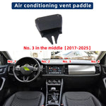 AC Air Vent Clip Repair Kit For Skoda Kodiaq 2017-2025 Front Rear Dashboard Air Vent Replacement 56G819701 56G819702 56G820951