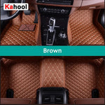 KAHOOL Custom Car Floor Mats For Skoda Superb Auto Carpets Foot Coche Accessorie