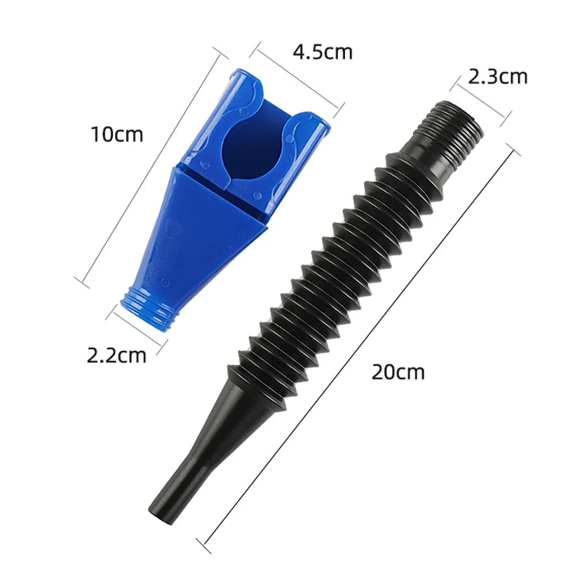Universal Telescopic Car Refueling Funnel Engine Oil Filter Transfer Funnels Foldable alternate view
