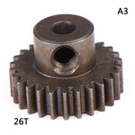 HSP Steel Metal Spur Differential Main Gear 17T/21T/26T/29T/64T Pinion Gear