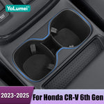 TPE Car Central Control Water Cup Holder For Honda CR-V CRV 6th Gen 2023 2024 2025 Hybrid Drinks Hol